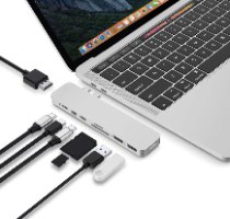 HyperDrive PRO 8 in 2 Hub for USB-C MacBook Pro מתאם למחשב נייד אפל בצבע סילבר