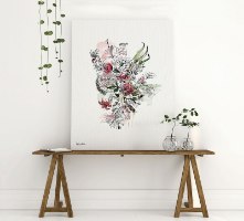 ציור של פרחים