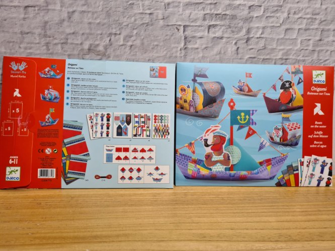 יצירה - אוריגמי סירות