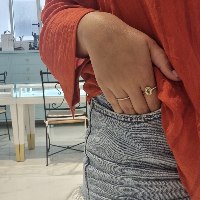 טבעת יהלומים │ טבעת איטרניטי │טבעת נצח │ טבעת מידי משלימה │ זהב 14 קראט