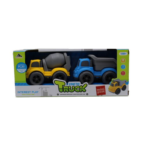 מארז 2 משאיות קשיח