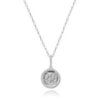 שרשרת ותליון זהב 14 קראט 0.35 קראט יהלומים 815133 - מחיר מבצע! 