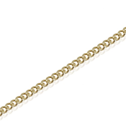 צמיד חוליות איטלקי │רוחב 2.2 ממ בזהב צהוב 14 קרט