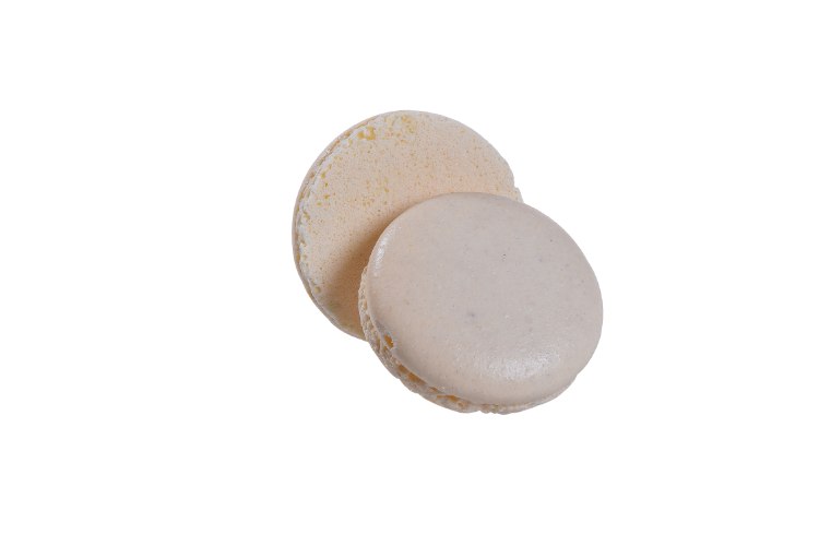 מגש 40 יח' ביסקוויט מקארון קטן 30 מ"מ לבן(10)