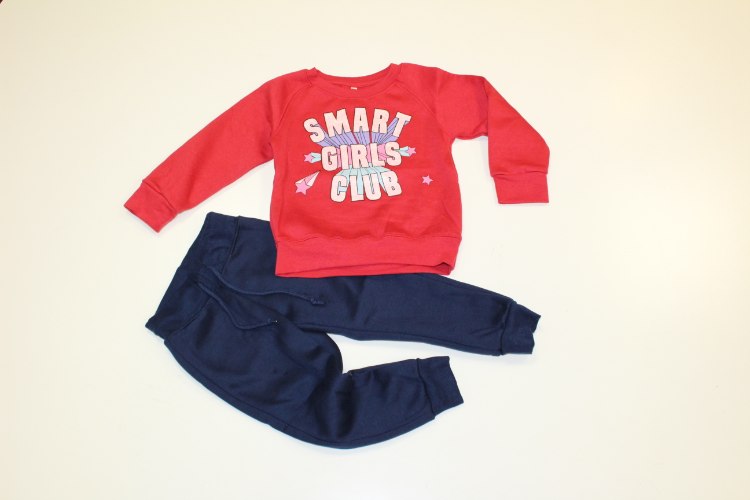 חליפת פוטר בנות SMART אדום