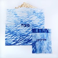 סט כיסוי למצה ולאפיקומן- בצביעת שיבורי ידנית