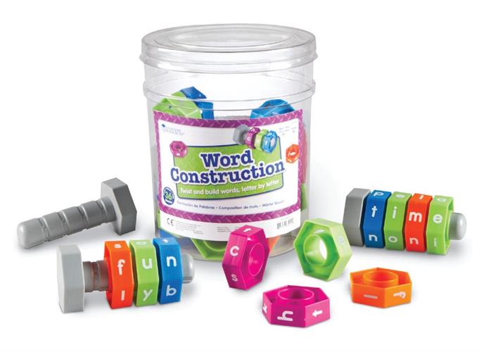 משחק Word Construction - מבריגים מילים באנגלית