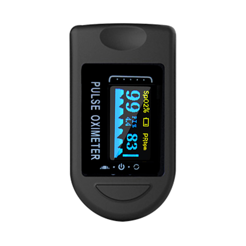 מד דופק וחמצן איכותי לאצבע דגם oled-סטורציה