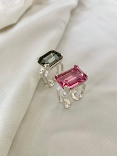 טבעת מישל חדשה כסף