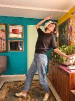 סריג שחור עדין ומושלם מידה L/XL