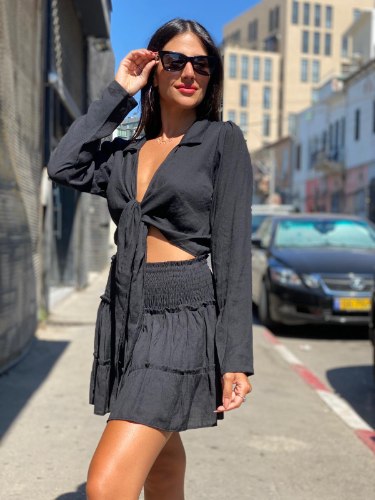 חצאית מיני מלמלות