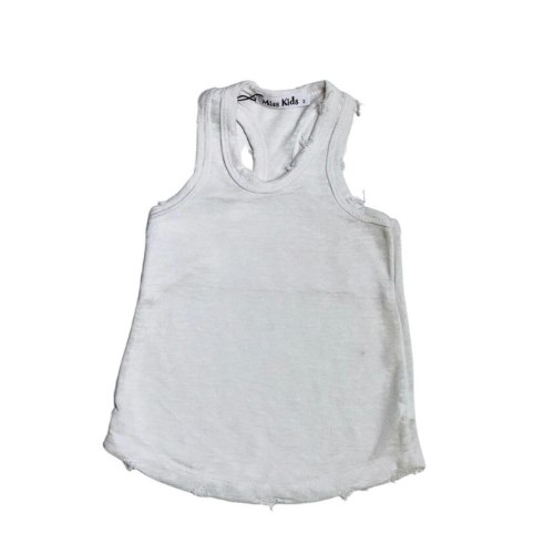 גופיה סלב גזורה לבן 2-18