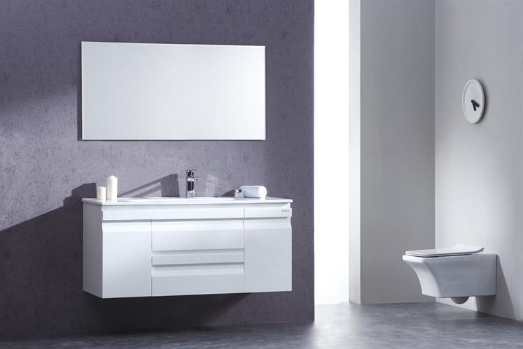 ארון אמבטיה תלוי בעיצוב נקי דגם לוסיה LOSIA