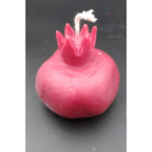 נר הבדלה שעווה בצורת רימון