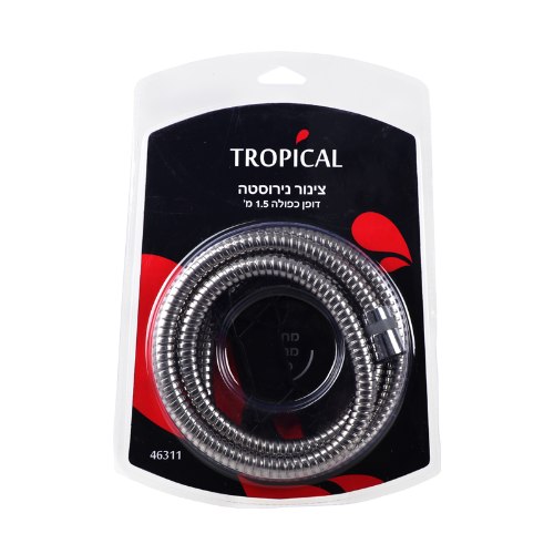 צינור נירוסטה דופן כפולה 1.5 מ'