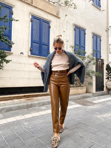 מכנס ליב חום