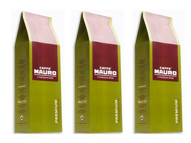 קפה מאורו פרימיום 3 קג Caffe Mauro