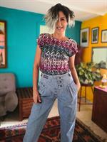 טופ מנצנץ צבעוני מושלם