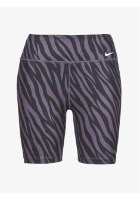 טייץ NIKE צבע שחור/סגול קצר