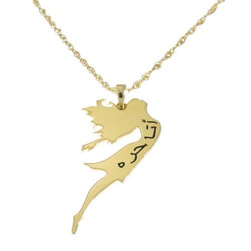 שרשרת אישה עם חריטה דגם LA332