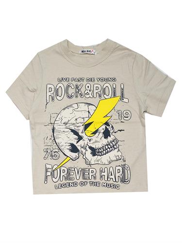 טישירט גולגולת אבן