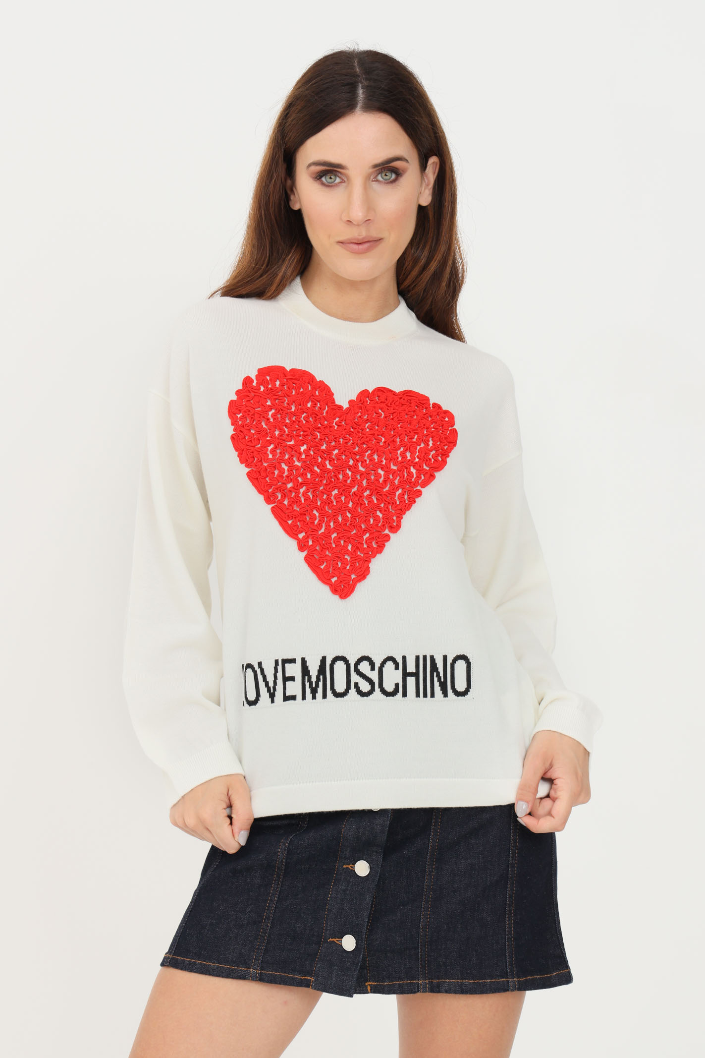 Love moschino sweatshirt women's Clearance