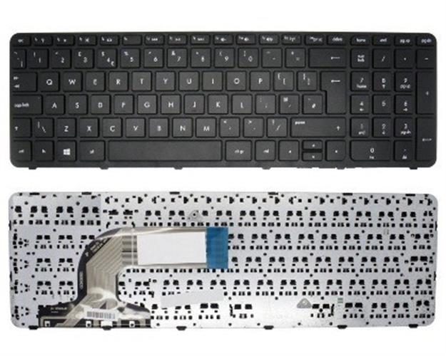מקלדת למחשב נייד HP 250 G3 , 255 G3, 256 G3 KEYBOARD NO FRAME- UK LAYOUT