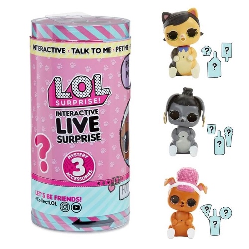 לול אינטרקטיבי עם 3 אקססוריז