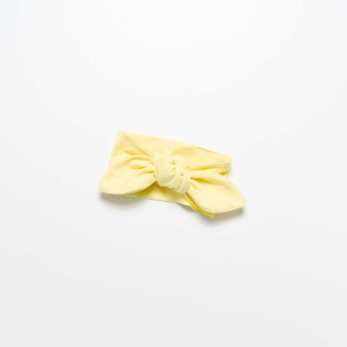 סרט קשירה לשיער MOINOI צהוב חלק