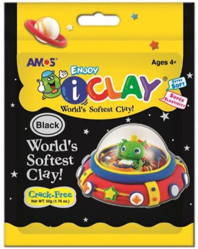 חימר קל I-CLAY שחור - 50 גר'