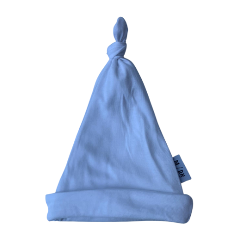 כובע מצנפת לתינוק NB - לבן