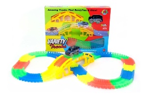 מסלול מכוניות גדול- חוליות+גשר