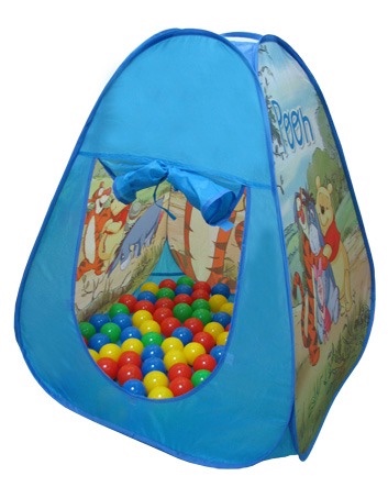 אוהל +100 כדורים-פו הדב