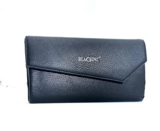 ארנק דמוי עור גדול שחור 4018