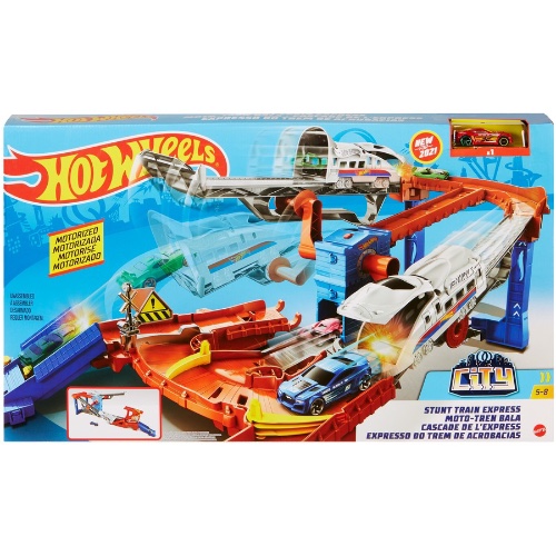 Hot wheels stunt train express