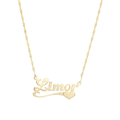 שרשרת שם לב מובנה בצד מעוגל דגם 203