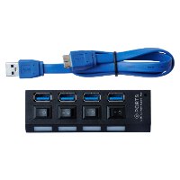 מפצל USB 3.0 עם 4 כניסות מבית Dynamode