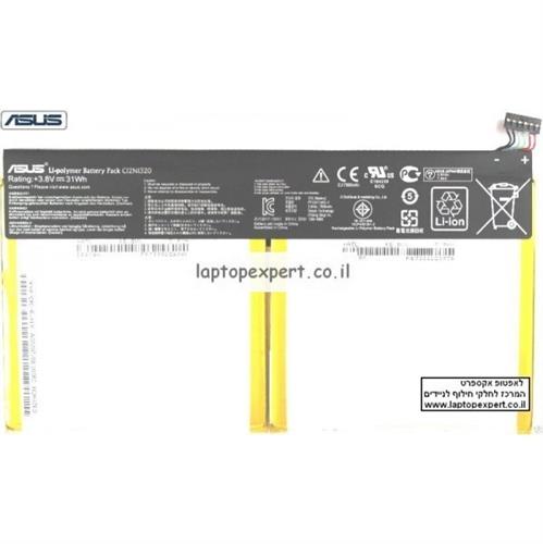 סוללה מקורית להחלפה בטאבלט אסוס ASUS TRANSFORMER BOOK T100T TABLET BATTERY C12N1320 3.8V 7900MAH