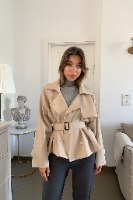 ג׳קט טראנץ' שרלוק חום