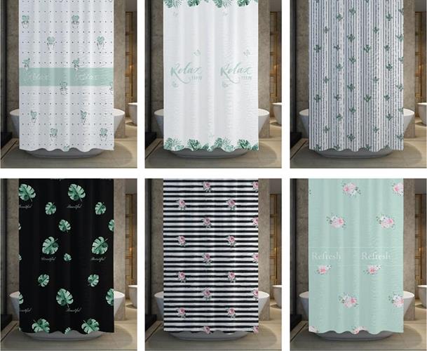 וילון המבטיה 180/180 12 דוגמאות