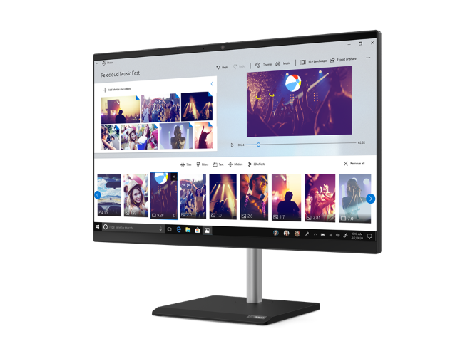 מחשב AIO Lenovo V50a-24IMB Intel® Core™ i7 Processor All-in-One PC Multi-touch 11FJ008QIV
