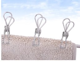 אטבי כביסה עמידים - נירוסטה אל חלד