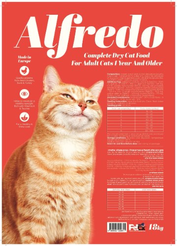 מזון חתולים אלפרדו 18 ק"ג