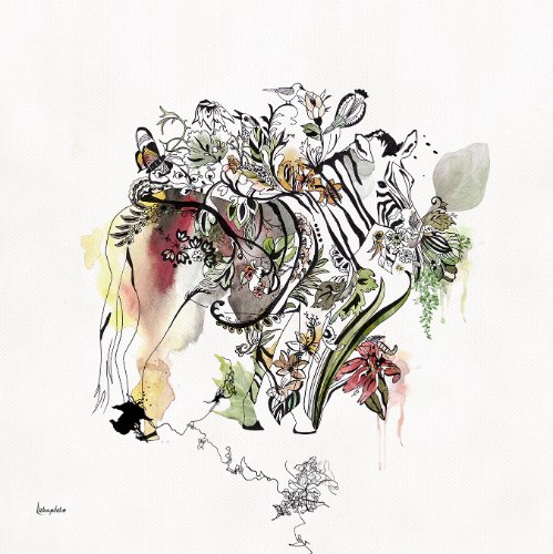 ציור של זברה