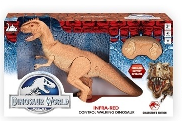 דינוזאור עם שלט אינפרא רד עם קולות וצלילים - חום