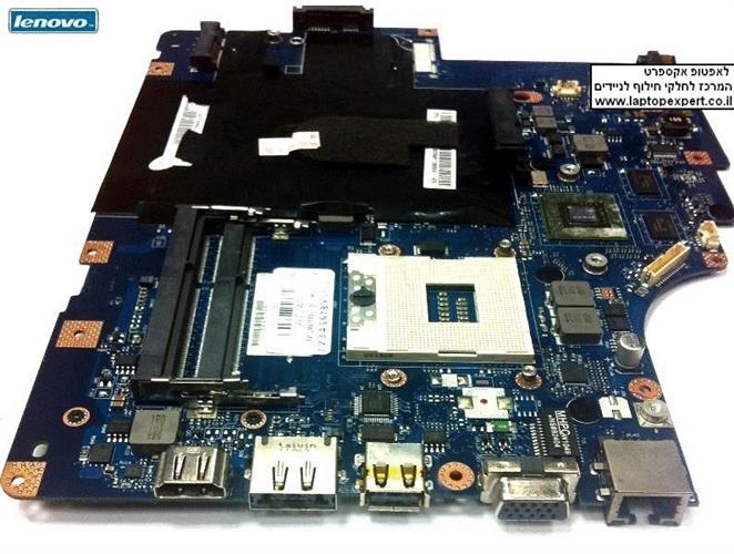 החלפת לוח למחשב נייד לנובו כולל יציאת HDMI - Lenovo G560 Intel Laptop Motherboard s989 69034710 LA-5752P 11011892