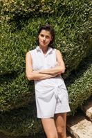 שמלת אלכסה לבן