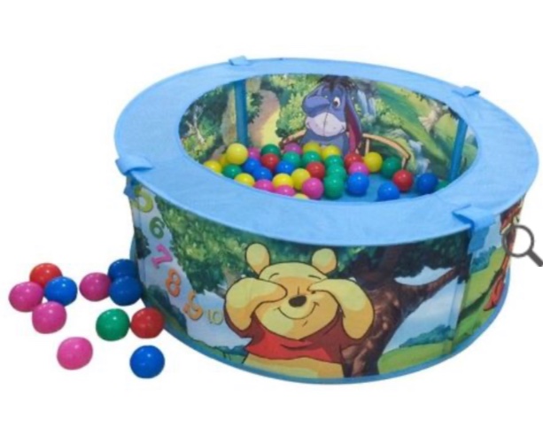 בריכת כדורים פו הדוב עם 50 כדורים