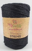 חוט מקרמה סינגל סטרינג 5 מ"מ 90 מ' - שחור