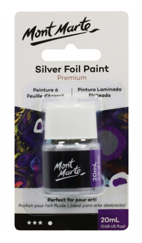 צבע מטאלי נוזלי - כסף MONT MATRE